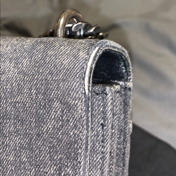 SAINT LAURENT Denim Medium Monogram Sunset Black - Picture 6 of 6